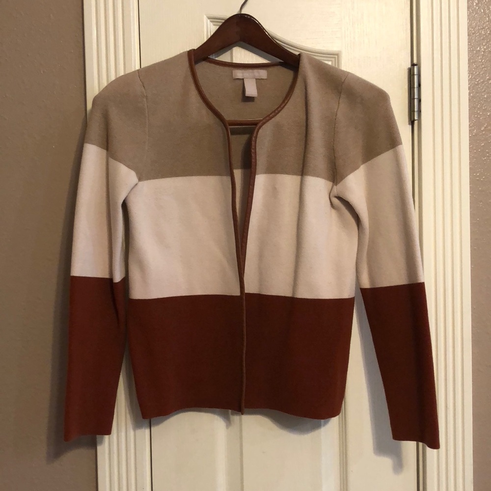 Color block sweater